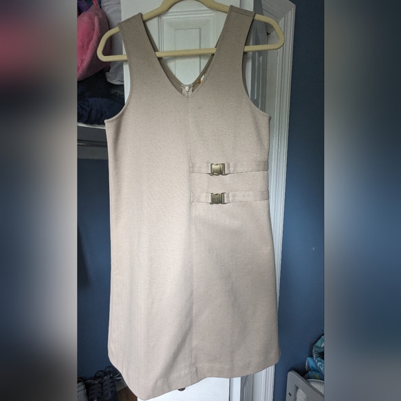 Girls jumper dress KIDI CHIC Size 16 herringbone nice thick soft material - Picture 2 of 6